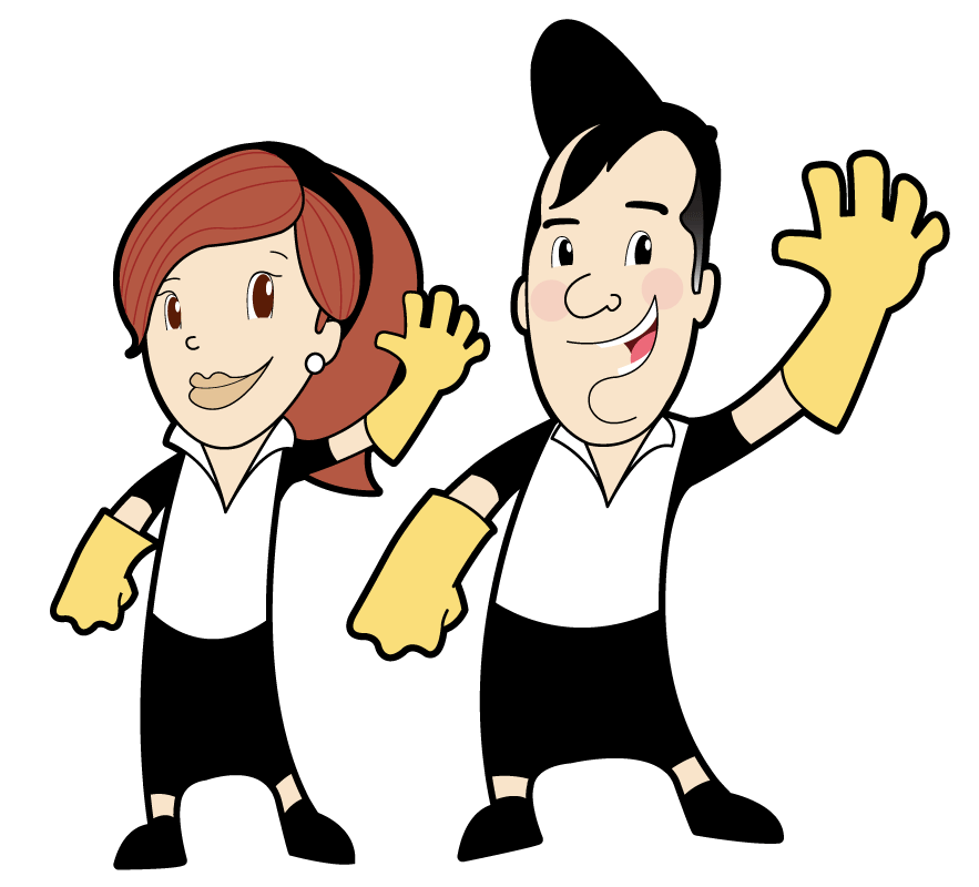 Bling Cleaning characters