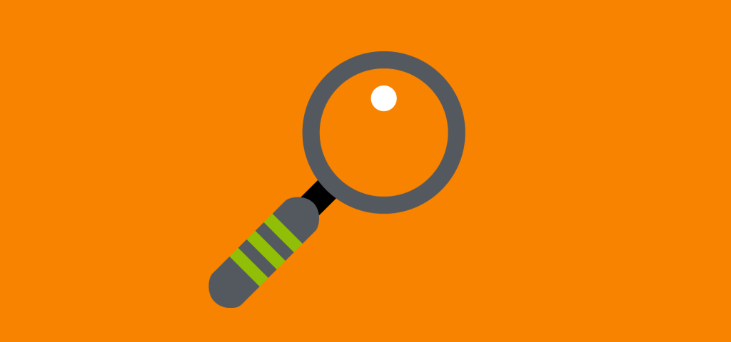 magnifying glass graphic