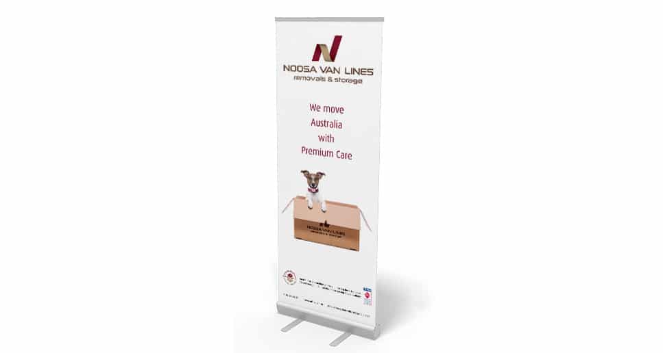 removalist pull up banner design