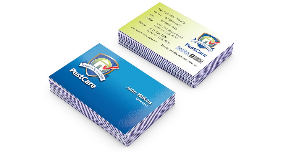 pest control business card design